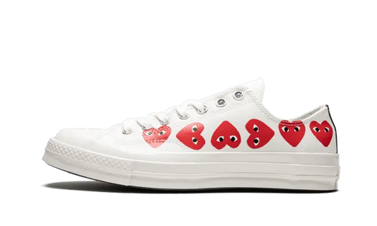 Converse Chuck Taylor All-Star 70s Ox Comme des Garçons Play Multi-Heart White - 162975C