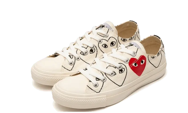 Converse Chuck Taylor All-Star 70s Ox Comme des Garçons Play All-Over Natural