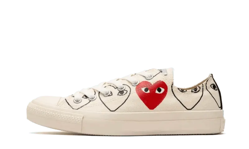 Converse Chuck Taylor All-Star 70s Ox Comme des Garçons Play All-Over Natural