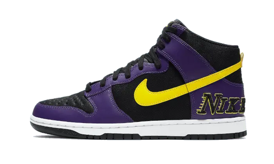 Nike Dunk High EMB Lakers - DH0642-001