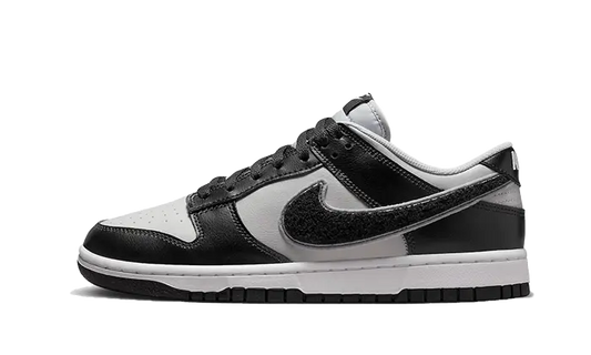 Nike Dunk Low Chenille Swoosh Grey Black