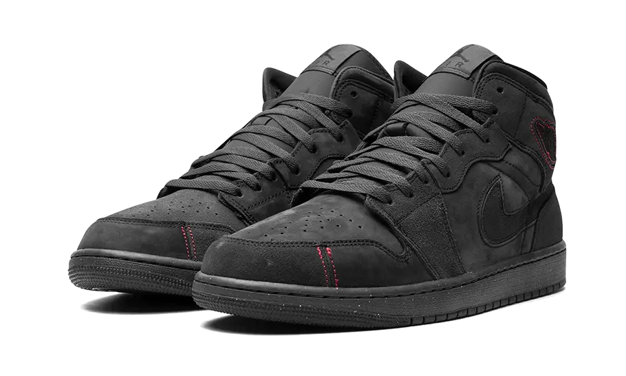 Air Jordan 1 Mid SE Craft Grey Red MTHOR SHOP