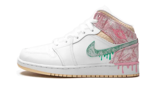 Air Jordan 1 Mid SE Paint Drip