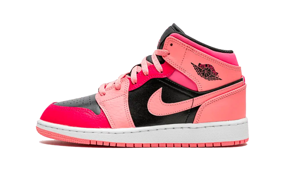 Jordan 1 Mid Coral Chalk Pink (PS) Pre School - MTHOR SHOP