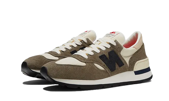 New Balance 990V1 Made In USA Cream Olive