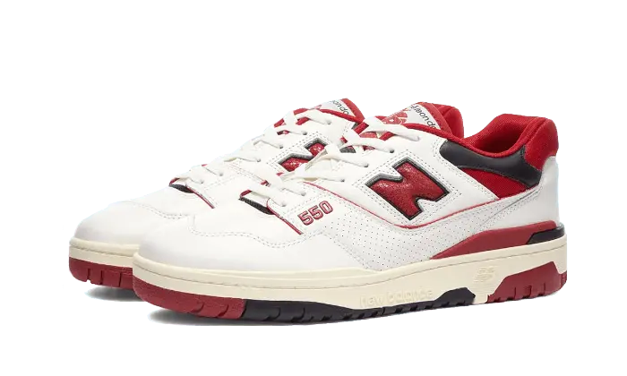 New Balance 550 Aime Leon Dore White Red - BB550AE1