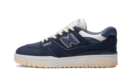 New Balance 550 Natural Indigo Suede