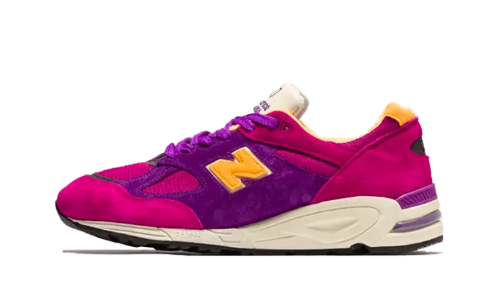 New Balance 990v2 MiUSA Teddy Santis Purple Yellow