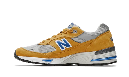 New Balance 991 Yellow Blue