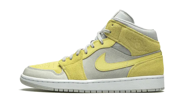 Air Jordan 1 Mid Mixed Textures Yellow - DA4666-001