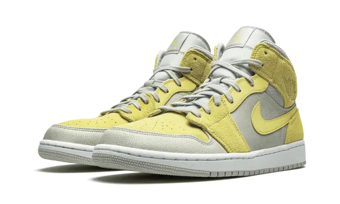 Air Jordan 1 Mid Mixed Textures Yellow - DA4666-001