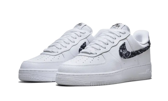 Air Force 1 Low 07 Essential White Black Paisley Femme