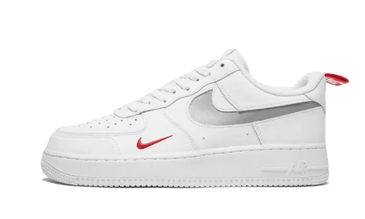 Nike Air Force 1 Low White Red Mini Swoosh - DO6709-100