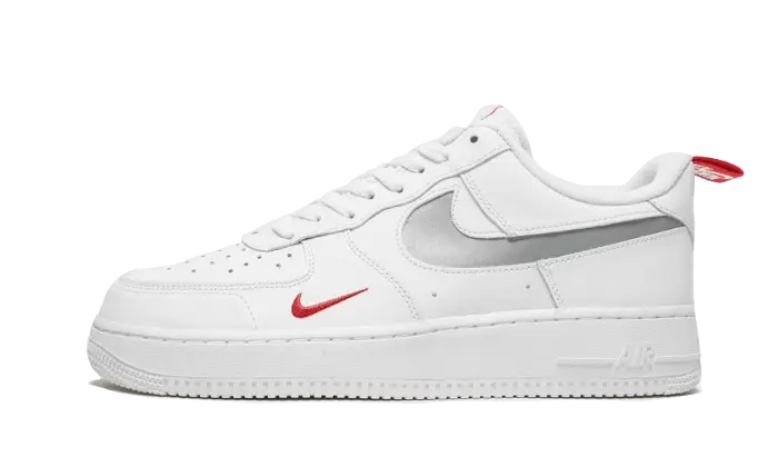 Nike Air Force 1 Low White Red Mini Swoosh - DO6709-100