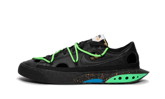Nike Blazer Low Off-White Black Green - DH7863-001