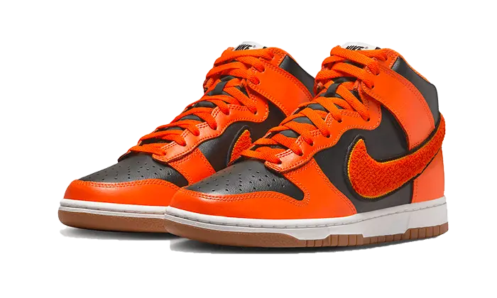 Nike Dunk High University Chenille Swoosh Safty Orange