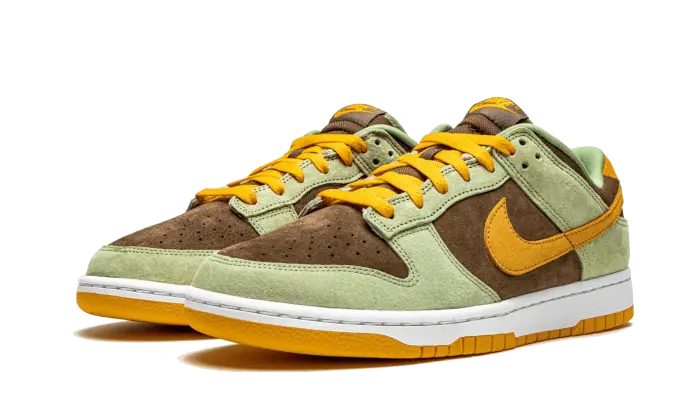 Nike Dunk Low Olive Brown Orange