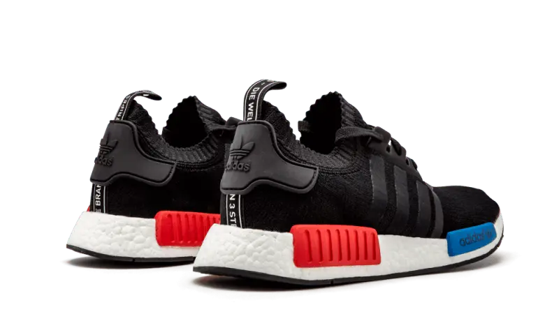 Adidas NMD R1 Core Black Lush Red - S79168