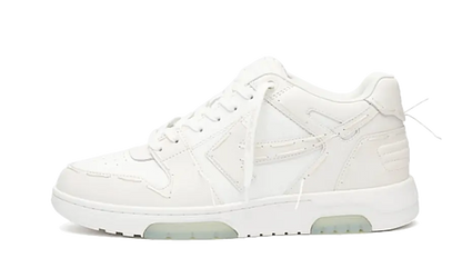 Off-White Out Of Office “OOO” Leather Sartorial Stitching White Coco 