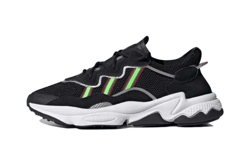 Adidas Ozweego Core Black Solar Green - EE7002