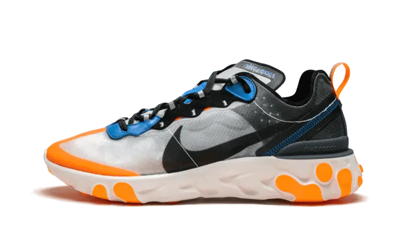 Nike React Element 87 Thunder Blue Orange