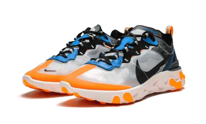 Nike React Element 87 Thunder Blue Orange